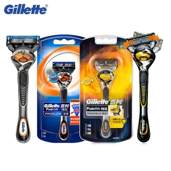 Оригиналната безопасна самобръсначка Gillette Fusion Proglide, ръчни ножче за бръснене, 1 държач за 1 нож, Миещи нож за бръснене на брада за мъже
