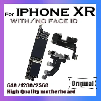 Оригиналната разблокированная логическа основна такса за iPhone XR, дънната платка id на лицето, пълни с чипове, система IOS, чист iCloud за iphone xr