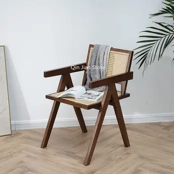 Офис творчески трапезни столове Living Wood за всекидневната, стол за спалня, Уникална градинска мебел Muebles Para El Hogar WYH