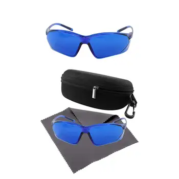 Очила за търсене на топка за голф, слънчеви Очила унисекс, сини Очила за шофиране в широкото поле на открито