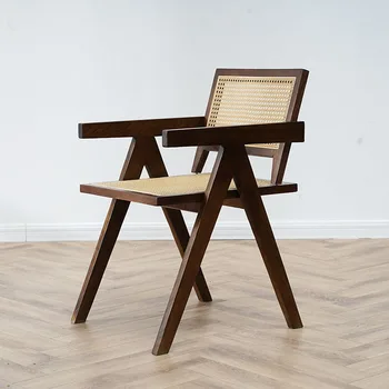 Подлакътник Скандинавските трапезни столове всекидневна Дървена хол с Трапезария Стол за спални Дизайнерски офис Muebles Para El Hogar Мебели за дома