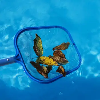Преносими тежкотоварни мрежа за скимера на басейна, мелкоячеистая здрава пластмасова рамка, за Ефективно почистване на басейни от отломки и частици