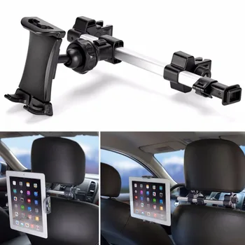 Притежателят на останалите главата колата, поставка за таблета на задната седалка на колата, Двухпозиционный регулируема скоба за завъртане на 360 градуса за iPad air/mini2/3/4