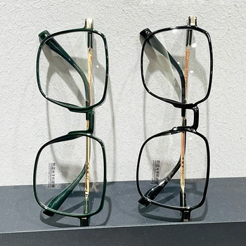Прозрачни очила за жени, очила с големи рамки, плоските огледални очила за момичета, модерни компютърни очила, сини светозащитные очила