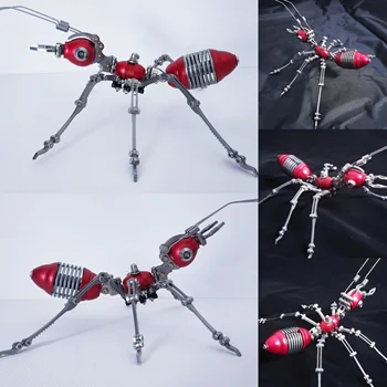 Пъзел Art Steel Building Blocks Color Ant Agent 3D Метална Монтажна Модел Мъжка Колекция Хоби която симулира Играчка Винт за Момче