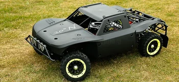Радиоуправляеми автомобили противоаварийный найлон корпус + комплект преобръщане рамки, противоизносный калъф за купето на автомобила Losi 5IVE-T LT KM X2 black wolf