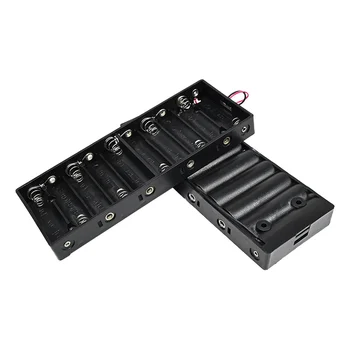 Размер AA Power Battery Калъф За Съхранение на Кутии Притежателя на Кабели С 10 Слота Контейнерная Чанта САМ Стандартна Зареждане на Батерии DC15V