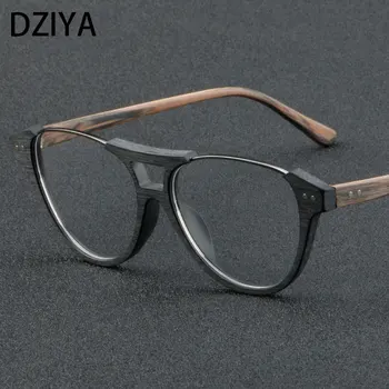 Ретро Ацетатные рамки за очила Дамски Мъжки полукадровые оптични очила с Кошачьим око Дамски модни компютърни очила 60634