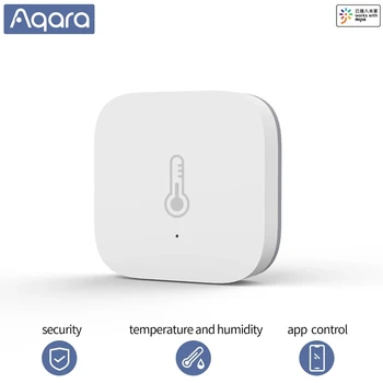 Сензор за температура Aqara Интелигентен Сензор за Налягане на Въздуха Влажността на Околната Среда Smart Control Връзка Zigbee За приложения Mihome