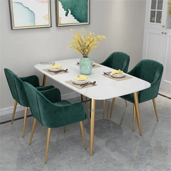 Скандинавски мебели Тъканни Трапезни столове за кухня Прост Работен стол за Мързелив почивка Подправени Столове за трапезария