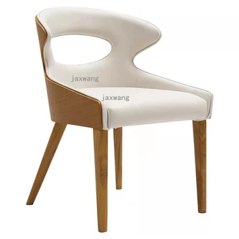 Скандинавските трапезни столове за кухненски мебели, стол за преговори в хотела за почивка, модерен единична диван с облегалка, столове за трапезария