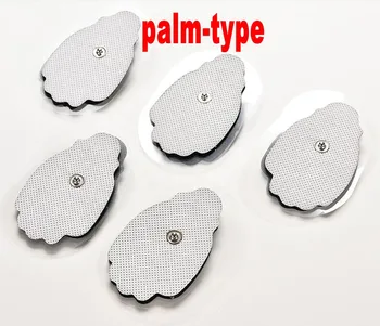 Сменяеми Электродные накладки за масаж на дланите, Нетъкан Самозалепващи Гел накладки за Еднократна употреба за Мини масажор TENS/EMS (бял) DHL