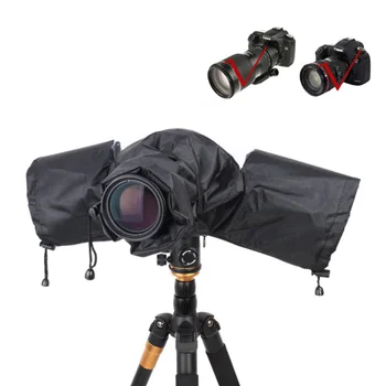 Снимка Професионален калъф за огледално-рефлексен фотоапарат, водоустойчив водоустойчив дъждобран за Canon, Nikon, Sony, за огледално-рефлексни фотоапарати, дъждобран