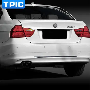 Стикер на задната броня багажник на колата е от въглеродни влакна TPIC, защитна лента от надраскване, стикер за BMW E90 E92 E93 2005-2012 Аксесоари