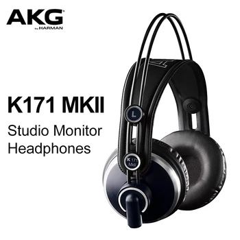 Студийни слушалки AKG Pro Audio K171 MKII Channel, професионални слушалки за студио за наблюдение, висока ефективност, Широк динамичен обхват