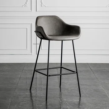 Съвременни акценти Бар стол Тезгяха Сгъваем, Удобен Салон Единния Стил на открито Луксозен стол на открито Подвесная Мебели Cadeira Nordic