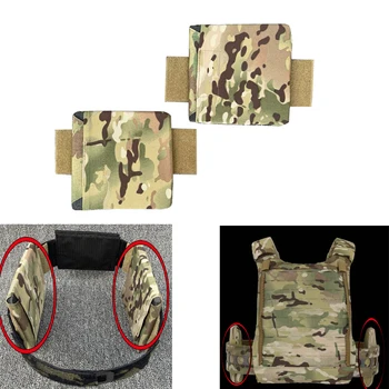 Тактическа жилетка, страничен панел, чанта, военни джобове за еърсофт оръжия, жилетки, аксесоари, чанта, 1 чифт