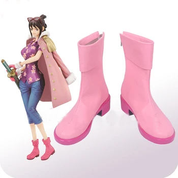 Твърди розови обувки за cosplay Tashigi, Обувки, Аксесоари за костюми за Хелоуин