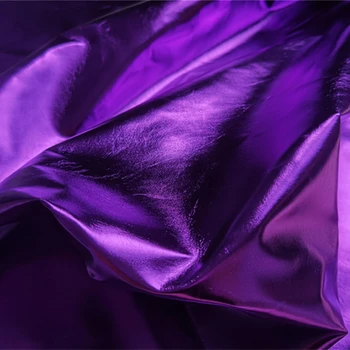 Текстурирани синтетични кожена кърпа Лилаво, водоустойчив ленти 