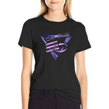 Тениска Captain EO, тениска оверсайз, летни дрехи, тениски, женски спортни ризи за жени