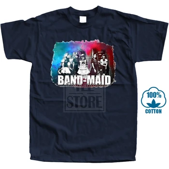 Тениски Band Maid Японската рок група Miku Kobato Размери S, M, L, Xl, 2Xl, 3Xl фланелка