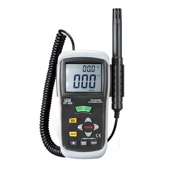 Термогигрометр СЕМ DT-625 с влажна лампа, температура, точка на оросяване, за професионална употреба инженер-технолог в лаборатория