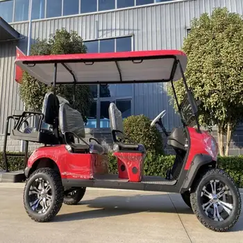 Това е Абсолютно нова 4-дължината на електрическа клубна автомобили количка за голф, за зарядното устройство САЩ