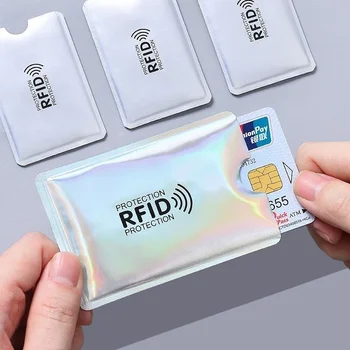 Това е Абсолютно нова висококачествена защита от Rfid заключване четец на карти, защита от банкови карти, ID NFC, алуминиева втулка за кредитни карти