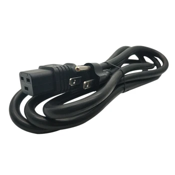 Удължителен кабел ac Nema 5-15П ДО C19 захранващия Кабел Nema 5-15П към IEC 320 C19 (штепсельная вилица САЩ, 1 м)