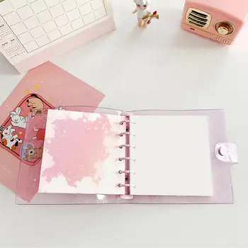 Уникална корица за подвързване с защелкивающимся дизайн, брилянтен квадратен подложка за дневник, калъф за лаптоп