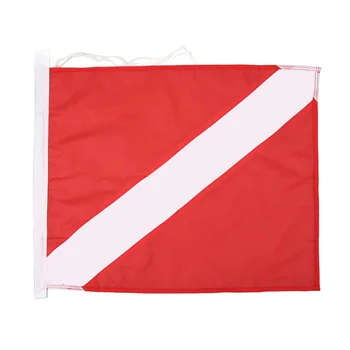 Флаг за гмуркане, вързан на въже, флаг за гмуркане за свободното гмуркане