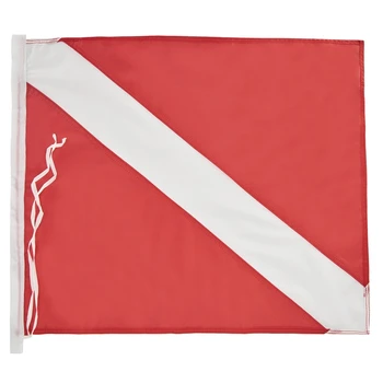 Флаг за гмуркане с надуваеми буем, флаг за подводен риболов, флаг за гмуркане, сигнален флаг за гмуркане