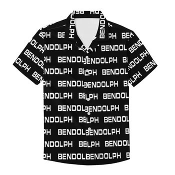 Хавайски полинезийская мъжки свободна риза с къси ръкави, плажна риза с копчета, стил харадзюку, нова лятна мода, 2023