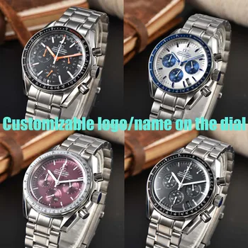 Часовници VK63 39,7 мм, аксесоари за мъжки часовник, кварцов механизъм, електронни часовници Time, индивидуални часове VK63 с изображение на Панда