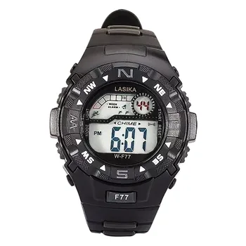 Часовници Спортни часовници мултифункционални водоустойчиви студентски часовник с функция за аларма, електронни модни умни часовници за момичета, умни часовници за 9-годишно момиче