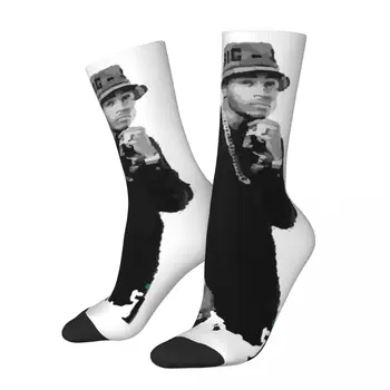 Чорапи контрастен цвят Ll Cool J, еластични чорапи, забавна новост, отглеждане на по-високо качество R280