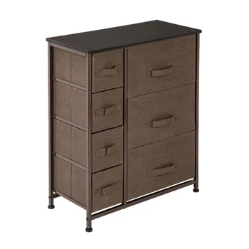Шкаф със 7 чекмеджета - Кула шкаф за съхранение на мебели в спалнята\ Антре\ Багажник-Купе\ Офис организация - Стомана