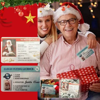 Шофьорска книжка на Дядо Коледа, документ за самоличност, Новост, Коледен подарък 5R