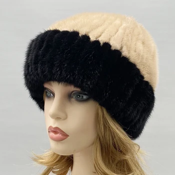 зимни шапки за жени, топли класически стилни модни crochet-шапки