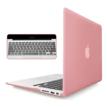 кристален калъф за лаптоп 2в1 за Macbook Air Pro Retina 13 15 12 11-инчов защитен калъф от розово Злато със сензорен панел 2017