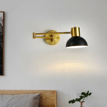 лампи за дневна дизайнерски лампи на индустриалния статив под лампа от ковано желязо, модерен дървен под лампа