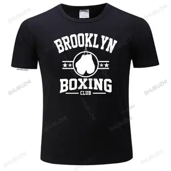 памучен реколта тениска мъжки летни тениски марка дрехи Brooklyn Boxinger унисекс Свободни ежедневни блузи за него плюс размер тениски подаръци