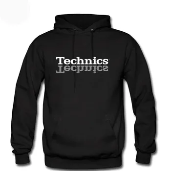 черно плейър Техника Dj 1200 Music House Techno Е-hoody, блузи, мъжки дрехи, спортни дрехи, пуловер, топло руно