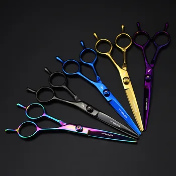 6,0-инчови метални професионални фризьорски ножици с двойна опашка, Фризьорски инструменти за рязане