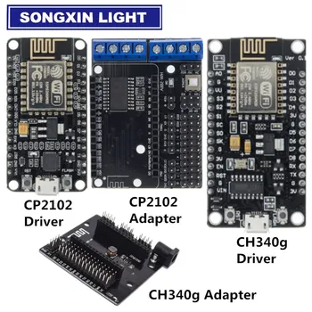 ESP8266 CH340G CH340 G NodeMCU V3 Lua Безжичен Модул WIFI Конектор Такса за разработка на базата на CP2102 ESP-12E Micro USB