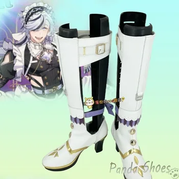 Обувки за cosplay Blade Nu Carnival, аниме игра, дълги ботуши, подпори за костюм на камериерка Nu Carnival Blade, обувки за парти на Хелоуин