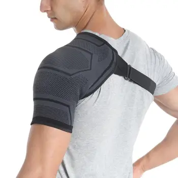 Регулируема компрессионный бандаж за подкрепа на рамото, обертывающий колан за облекчаване на болката в рамото, разликата вращательной маншет, луксация за мъже и жени